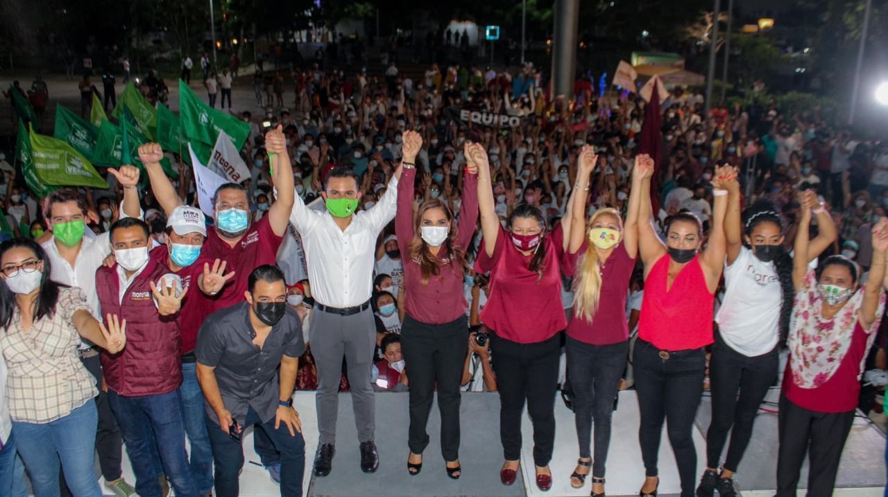 La coalición “Juntos Hacemos la Historia” gobernará en ocho de 11 municipios de Quintana Roo