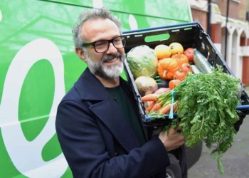 Massimo Bottura y Lara Gilmore, asombrados de los logros de Refettorio Mérida (RM)