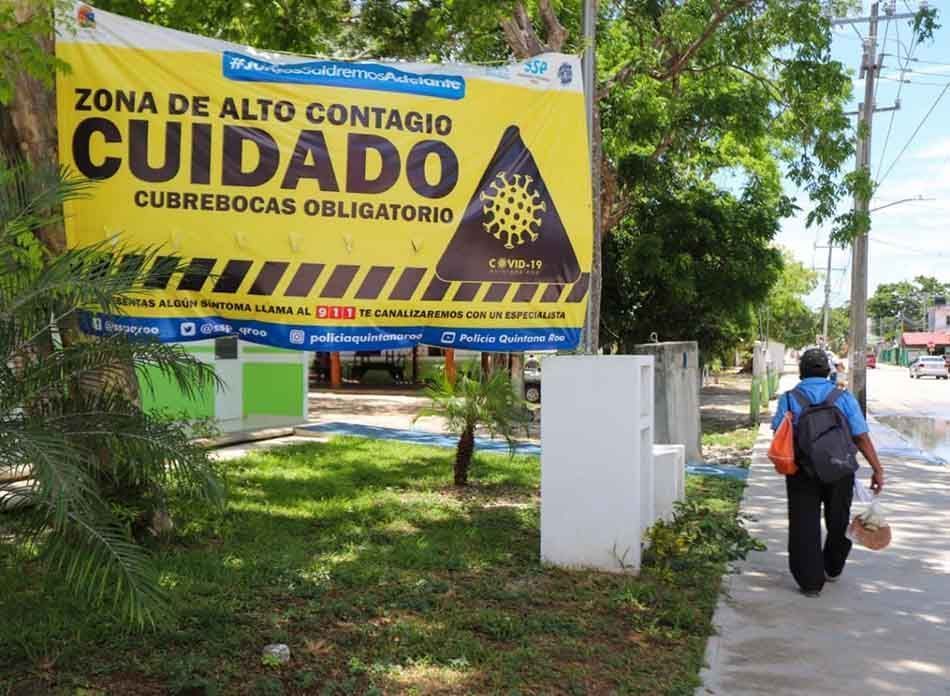 Autoridades de Puerto Morelos piden no bajar la guardia ante la pandemia