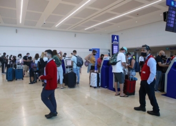 El aeropuerto de Cancún, con 435 operaciones para este día