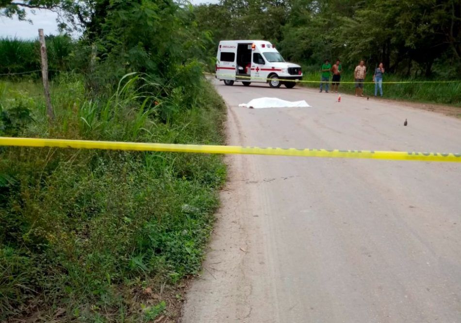 A balazos asesinan a sujeto en zona cañera cercana a Chetumal