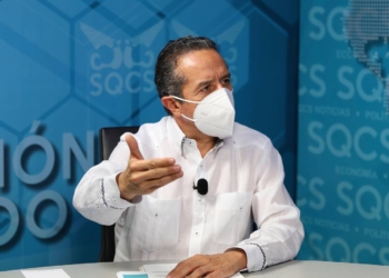 Quintana Roo mantiene tasas altas de contagio que lo acercan al rojo en Semáforo Epidemiológico, Carlos Joaquín