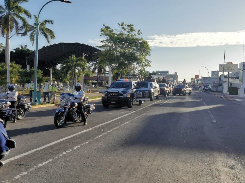 Anuncian cierre total a la circulación en las principales avenidas de Chetumal