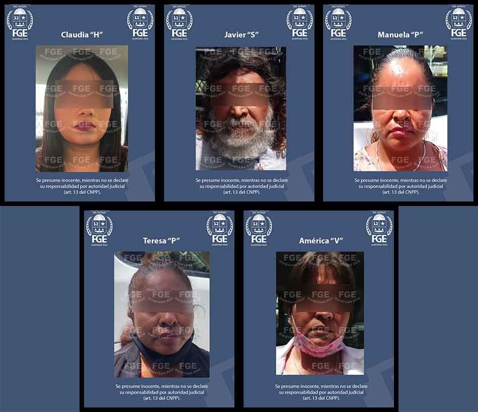 Rescatan en Playa del Carmen, a menor y detienen a cinco personas por presunta participación en delito de trata