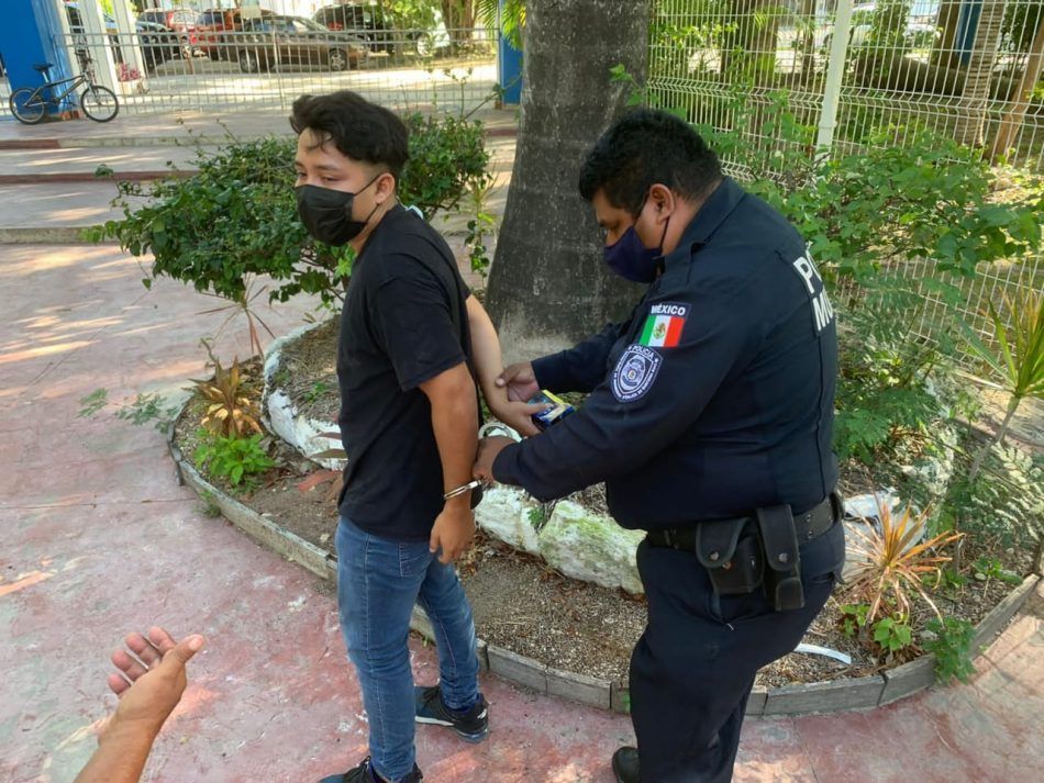 Detienen a joven ladrón en Chetumal