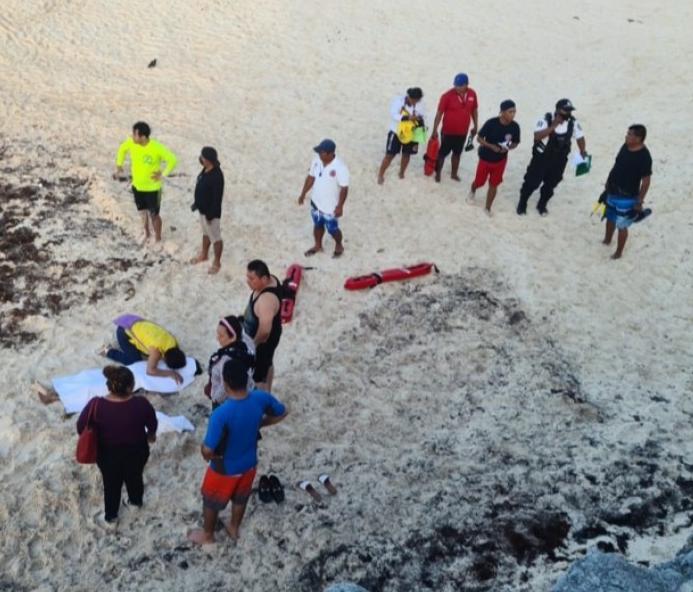 Encuentran cuerpo de joven bañista desaparecido en Punta Cancún