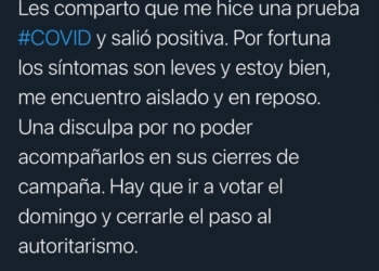 Felipe Calderón reporta positivo al COVID-19