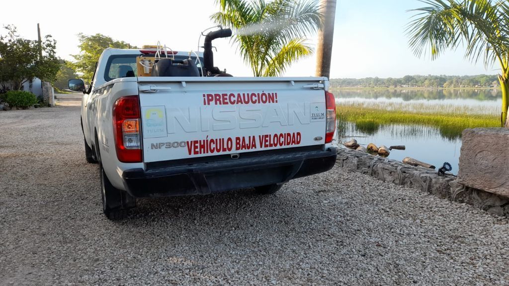 Ayuntamiento de Tulum mantiene nebulización en comunidades mayas para evitar Dengue, Zika o Chikunguya