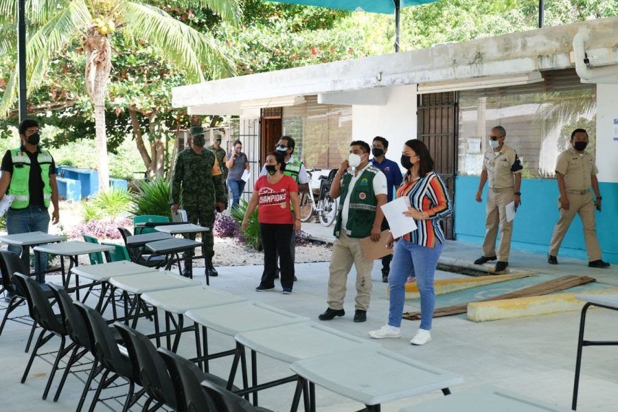 Habilitan en Puerto Morelos 24 refugios anticiclónicos para enfrentar temporada de huracanes