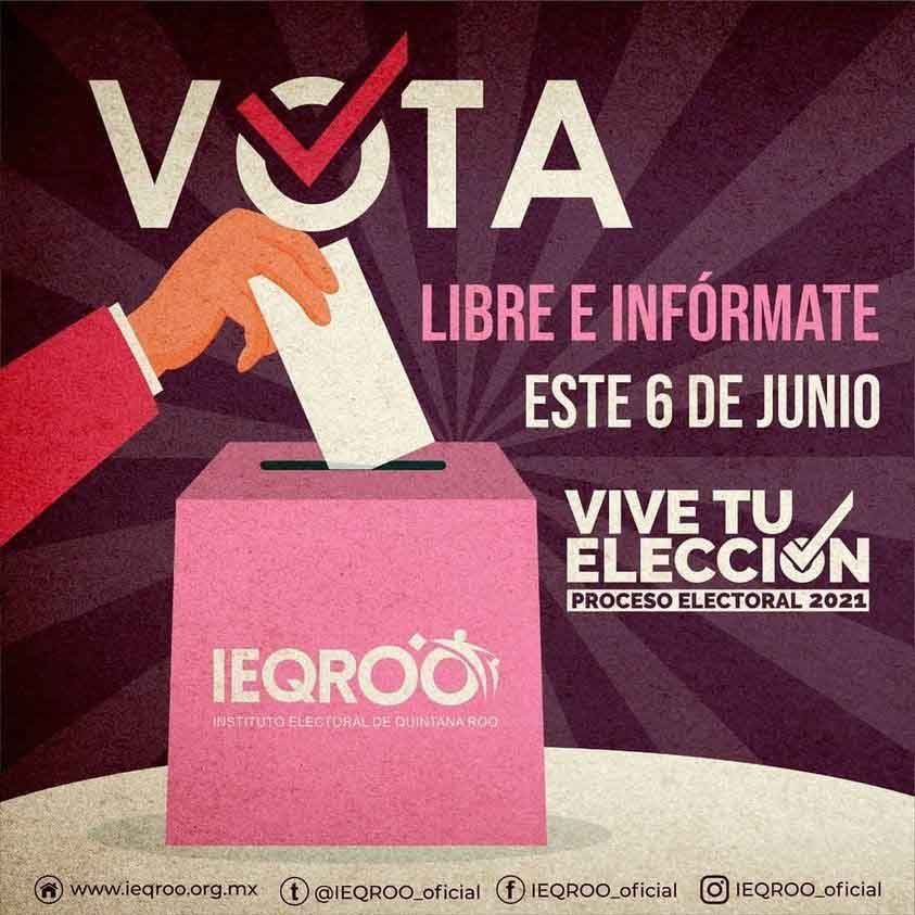 IEQROO se declara listo para la jornada electoral
