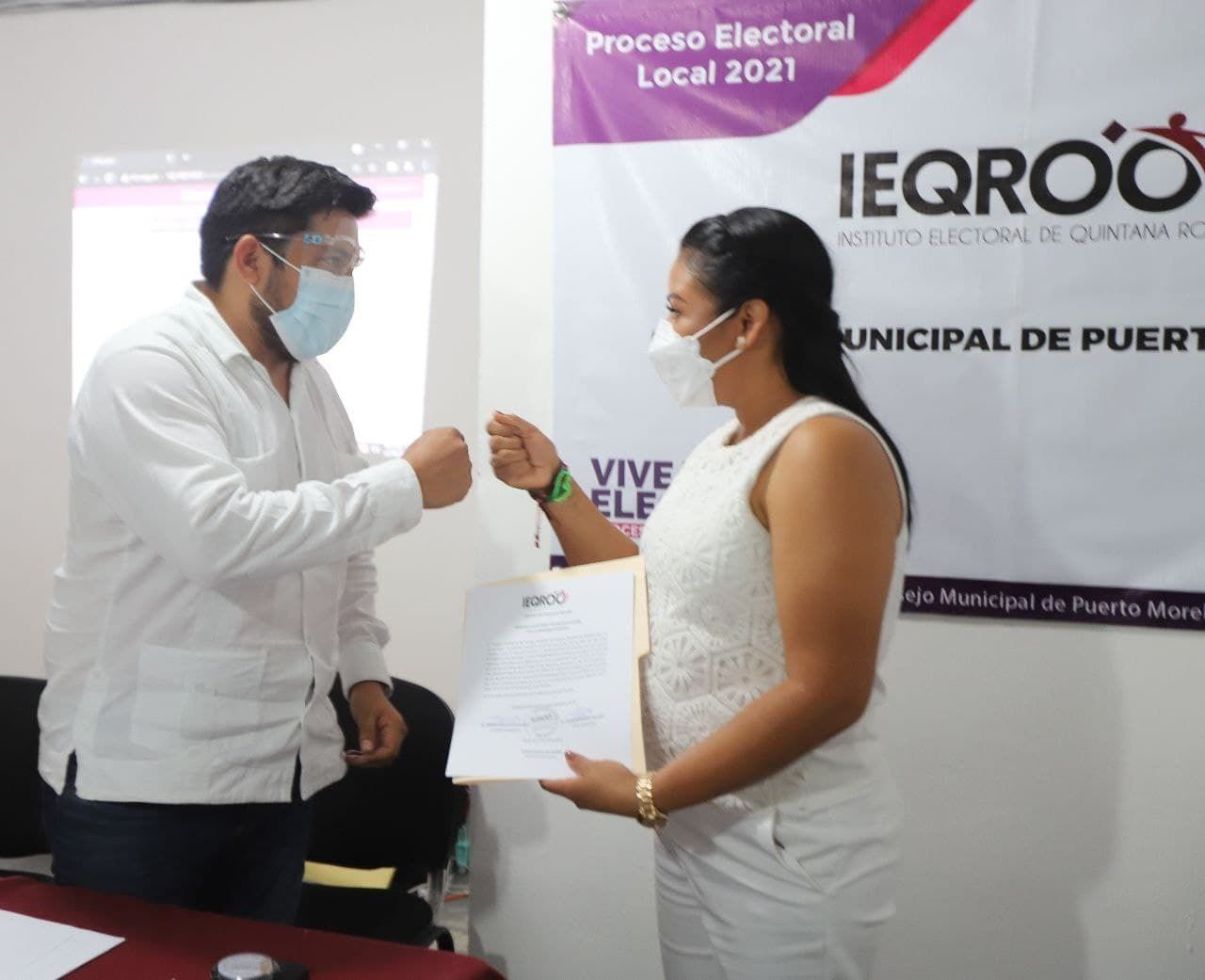 Blanca Merari recibe constancia del IEQRoo como presidente municipal de Puerto Morelos