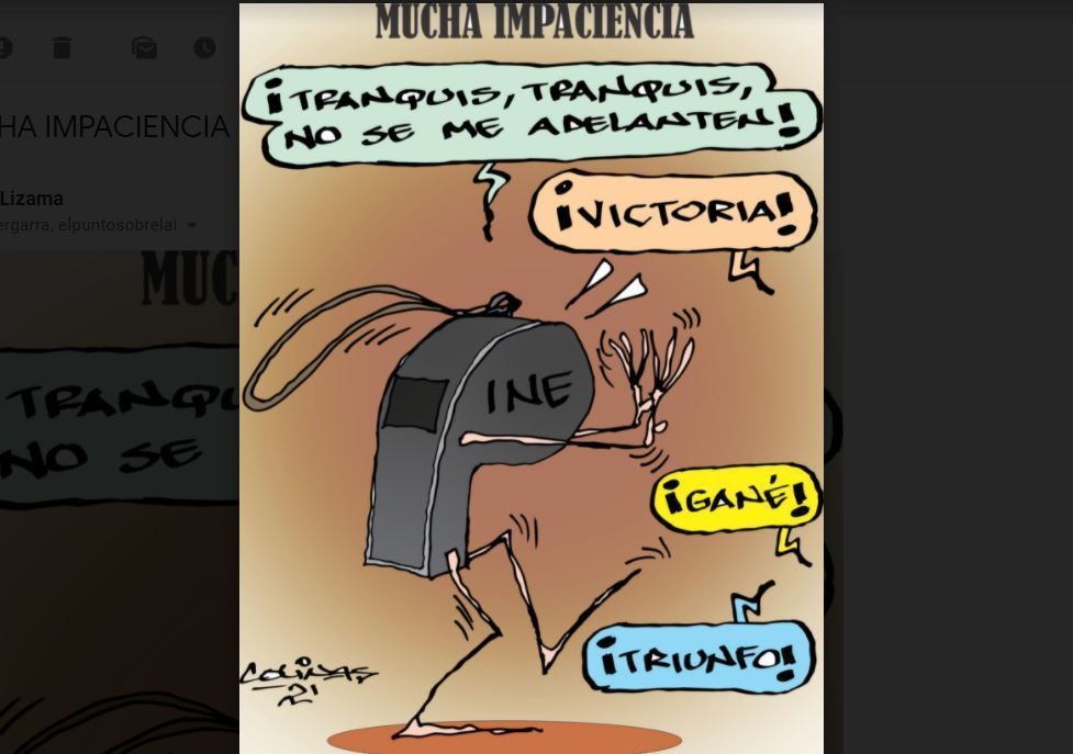 COLINAS: Mucha impaciencia