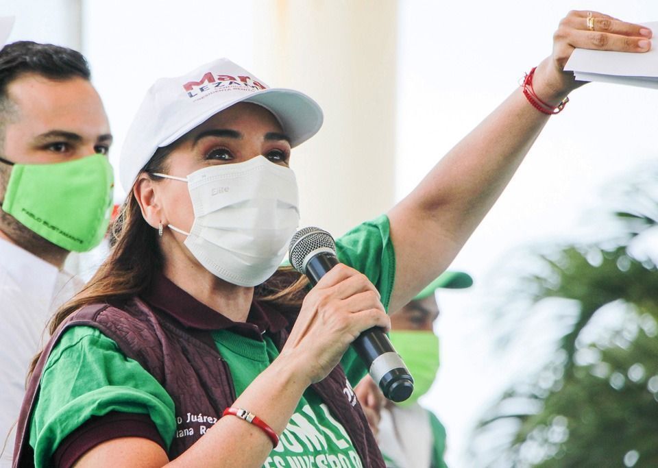 Mara Lezama, satisfecha por declinación de candidato de Redes Sociales Progresistas en su favor