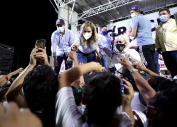 Lili Campos virtual ganadora de Solidaridad