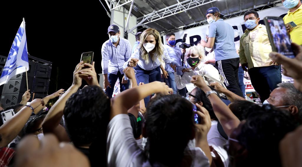 Lili Campos virtual ganadora de Solidaridad