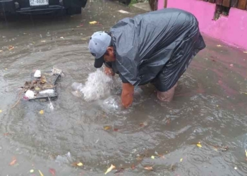 Sufre Tulum los estragos de las fuertes lluvias de las últimas horas