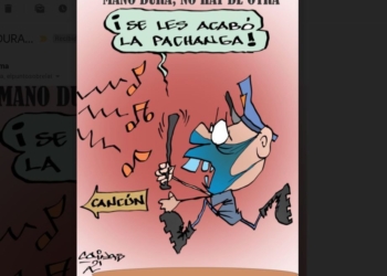 COLINAS: Mano dura, no hay de otra