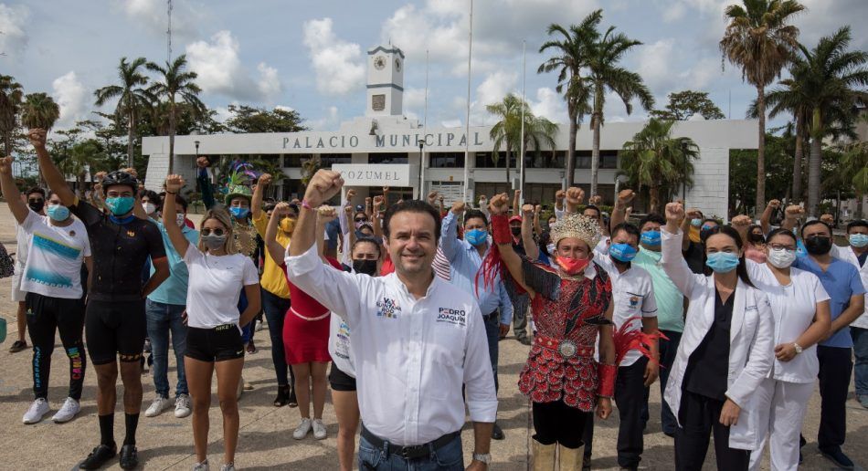 Con unidad, fortaleza y valentía, este 6 de junio, salgamos a defender a Cozumel: Pedro Joaquín