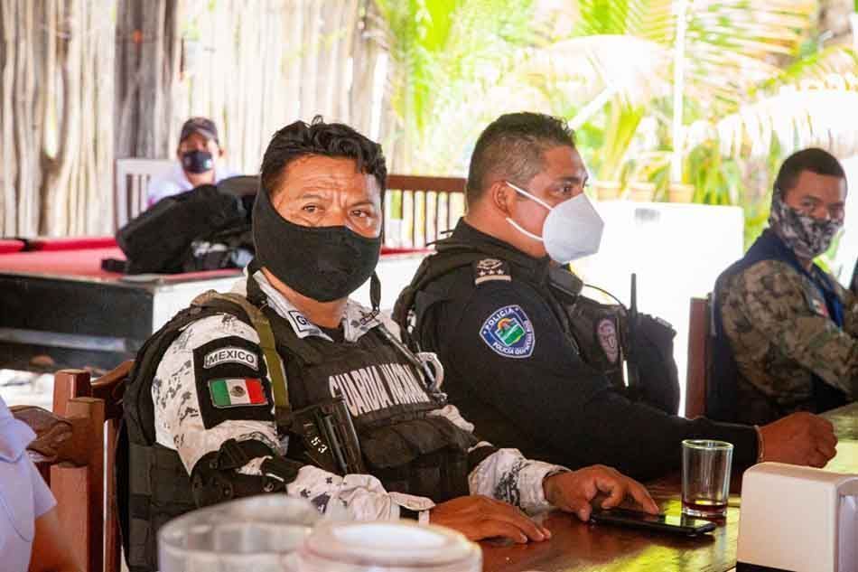 Instalan en Punta Allen, Subcomité Operativo de Fenómenos Hidrometeorológicos