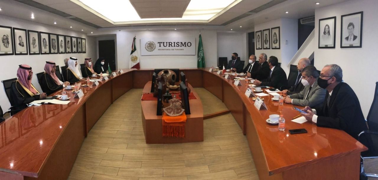 Secretario de Turismo de México encabeza reunión de trabajo con su par de Arabia Saudita