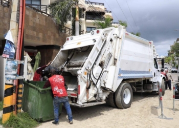 El Ayuntamiento de Solidaridad garantiza el buen servicio de recolección de basura