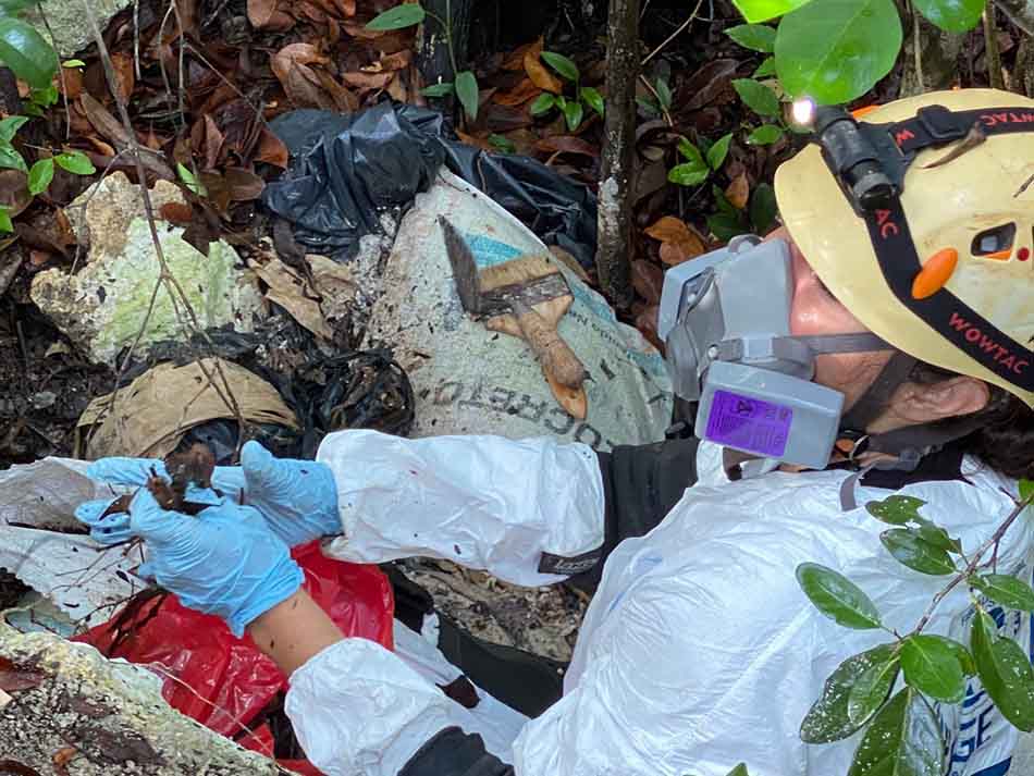 Encuentran fosa con restos humanos en predio de la periferia de Cancún