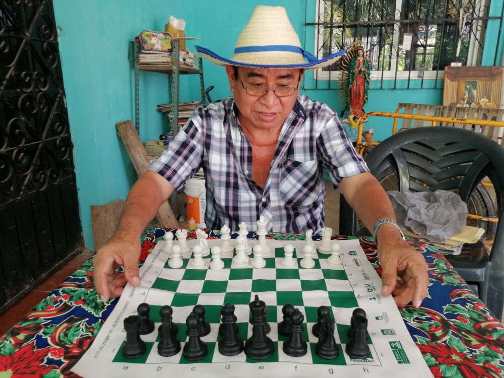 Promotor indígena de ajedrez busca que población maya carrilloportense se involucre más en el «Juego Ciencia»