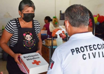 Refuerza Protección Civil acciones de prevención en establecimientos comerciales de Tulum