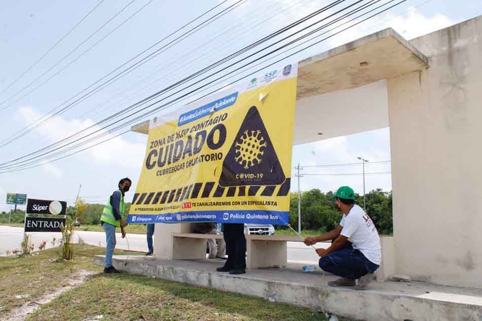 Ayuntamiento de Puerto Morelos redobla esfuerzos para proteger salud de población y visitantes