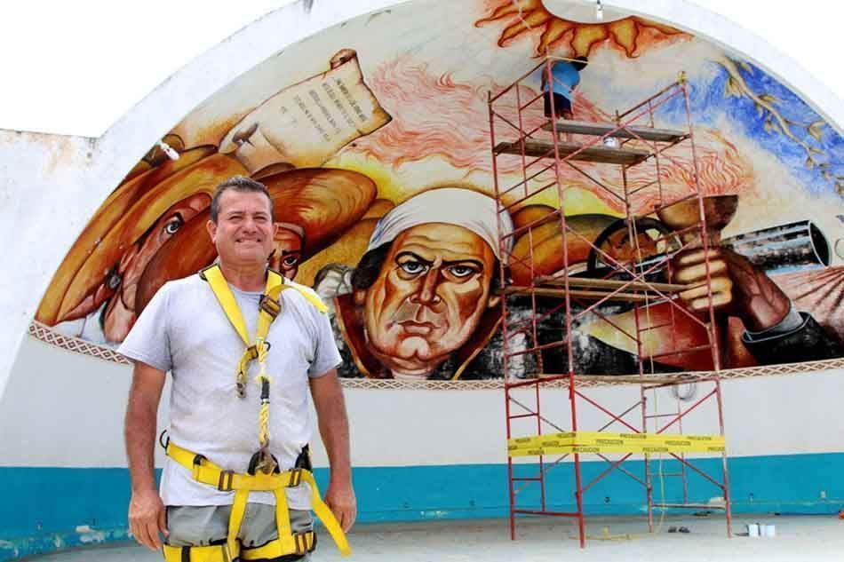 Restauran murales de José María Morelos; pasarán a ser parte del Patrimonio Nacional