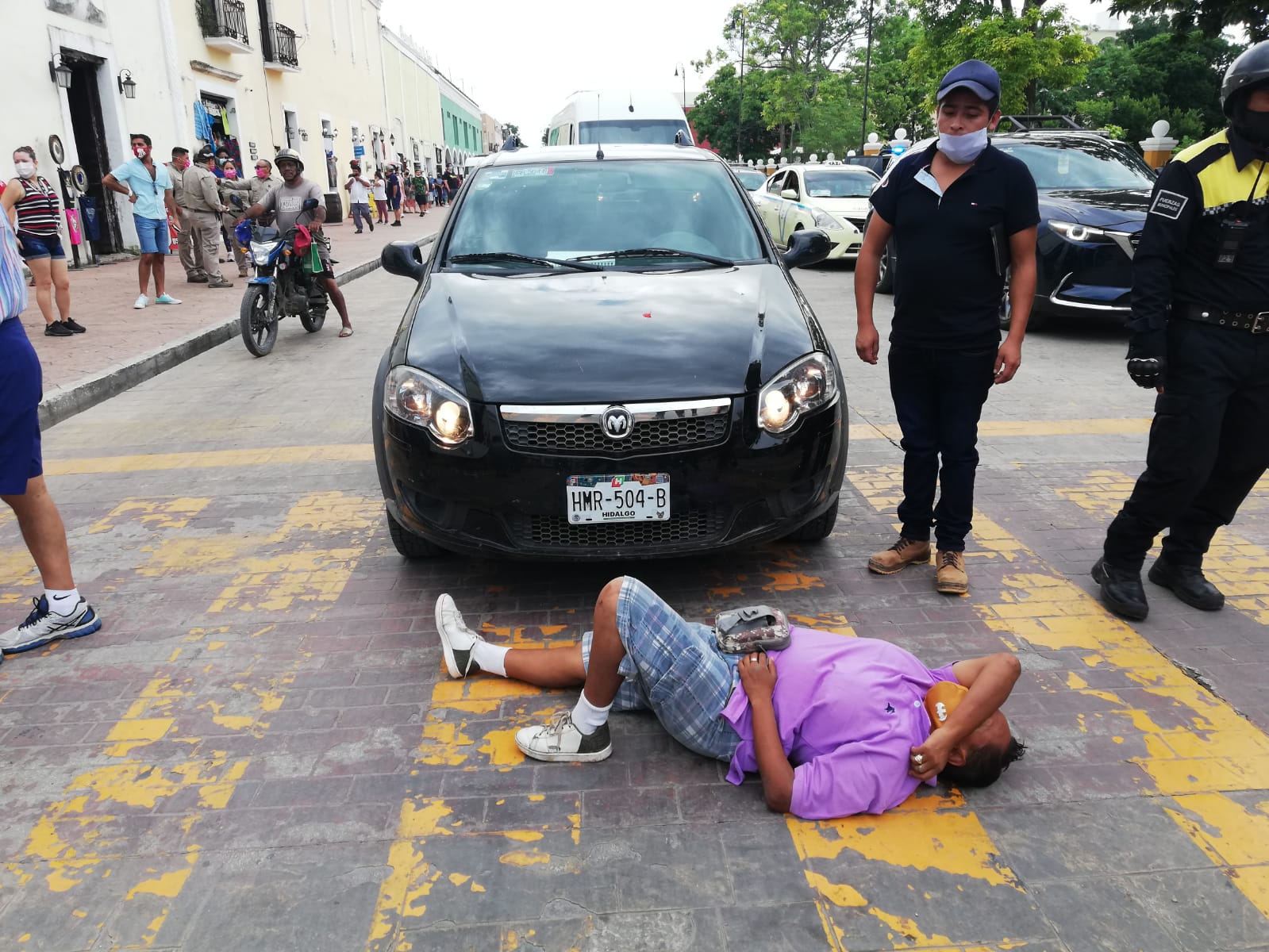Atropellan a joven mujer en el Centro