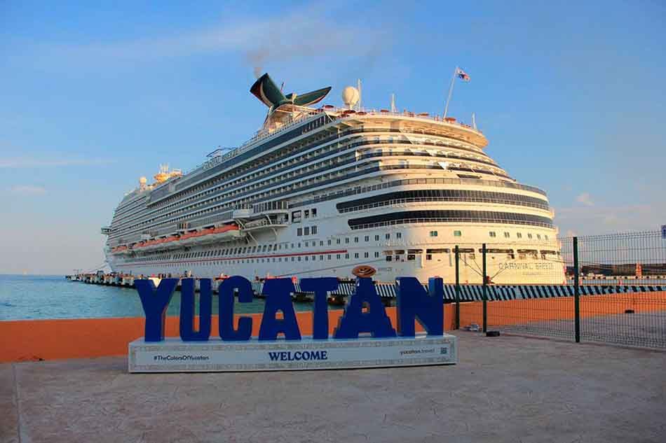 Retorna la actividad de cruceros a Progreso con la llegada de cerca de tres mil pasajeros