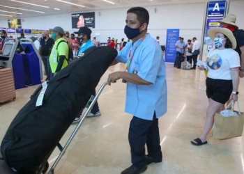 El aeropuerto de Cancún, con 465 operaciones para este día