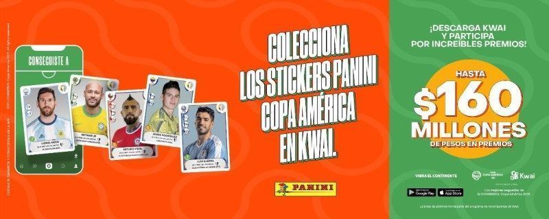 Kwai y Panini se unen para que los fanáticos del fútbol coleccionen el álbum digital Panini