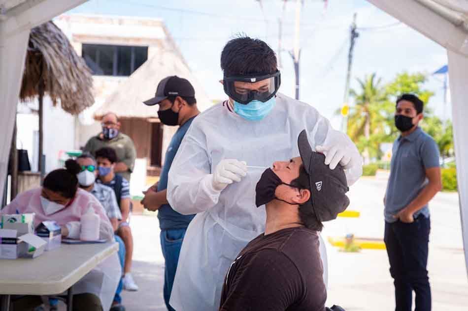 Continúa la aplicación de pruebas gratis rápidas contra la COVID-19 en Tulum