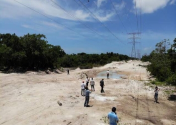 Ejido de Puerto Morelos facilita tierras para la vía alterna como parte de los trabajos del Tren Maya