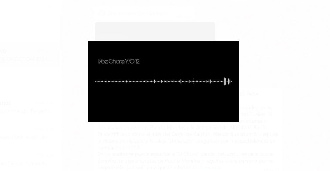 Encuentran audios de “el chore” dando instrucciones para extorsiones y homicidios