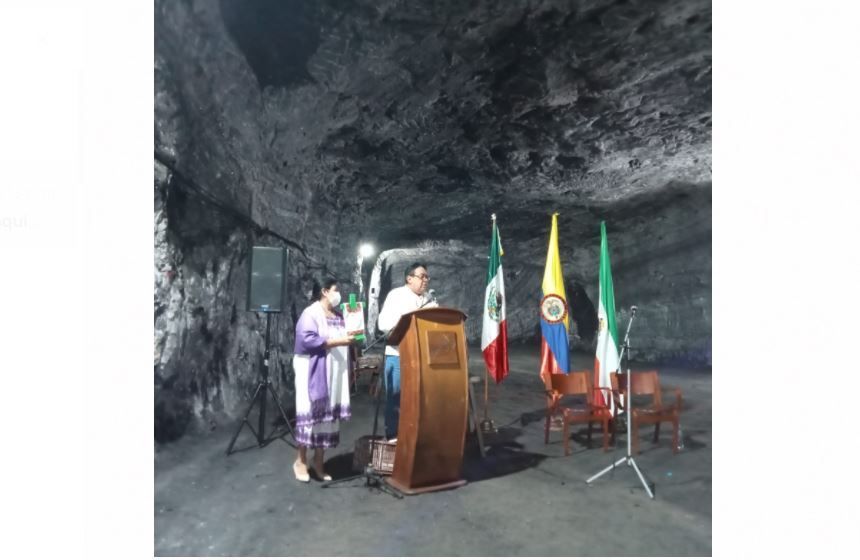En Zipaquirá en la catedral de la sal
