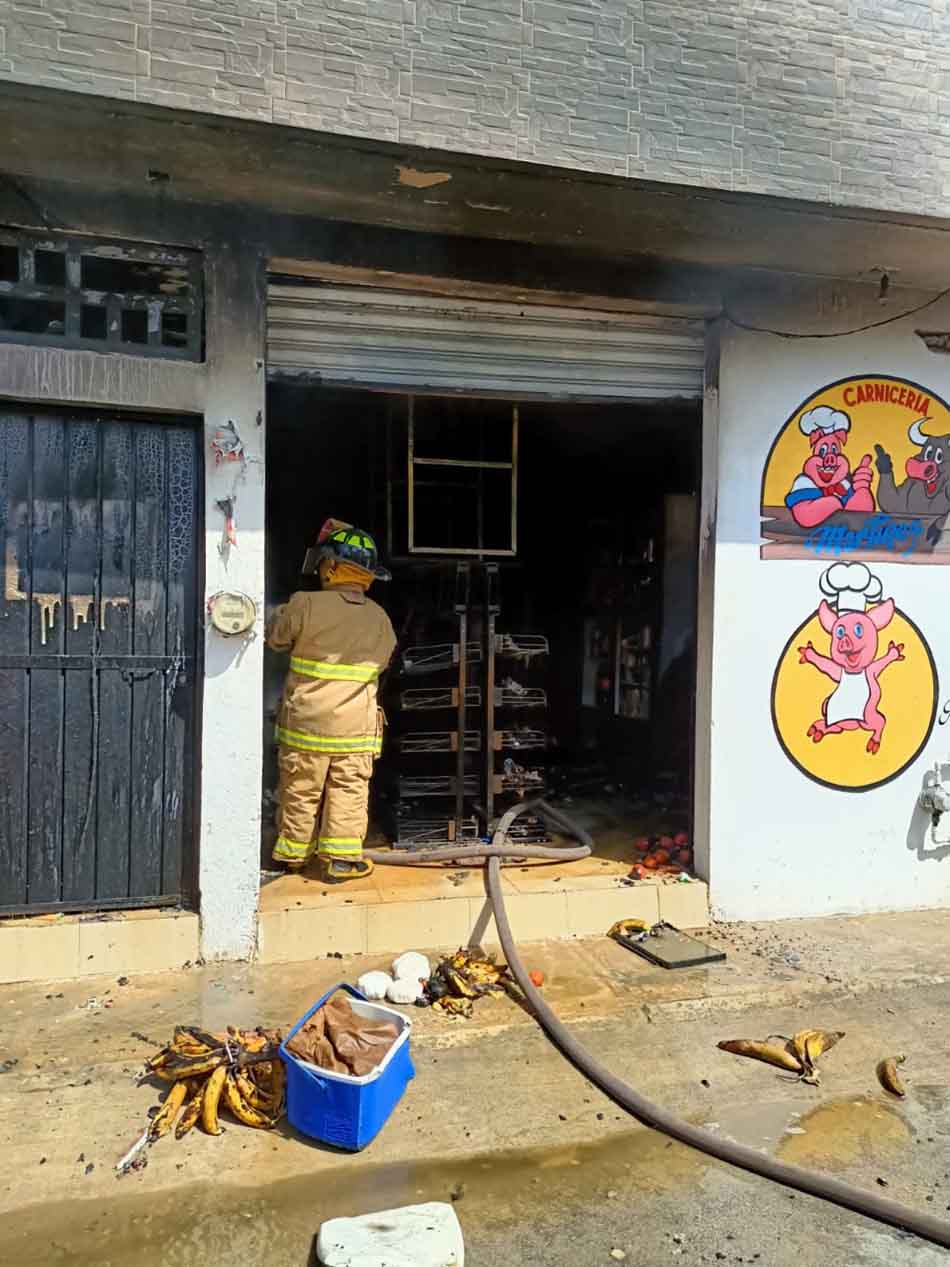 Investigan posible ataque con bombas caseras a carnicería de Puerto Aventuras