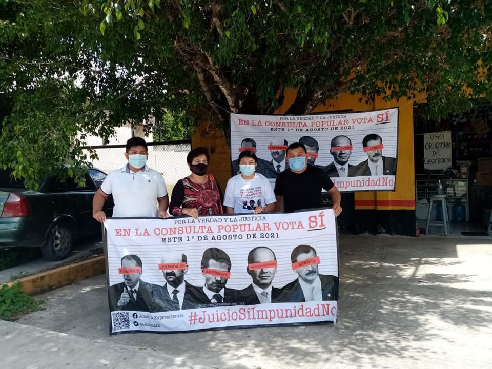 Dirigente de Morena en Zona Maya considera a su ciudadanía en el ánimo de participar en consulta sobre ex presidentes