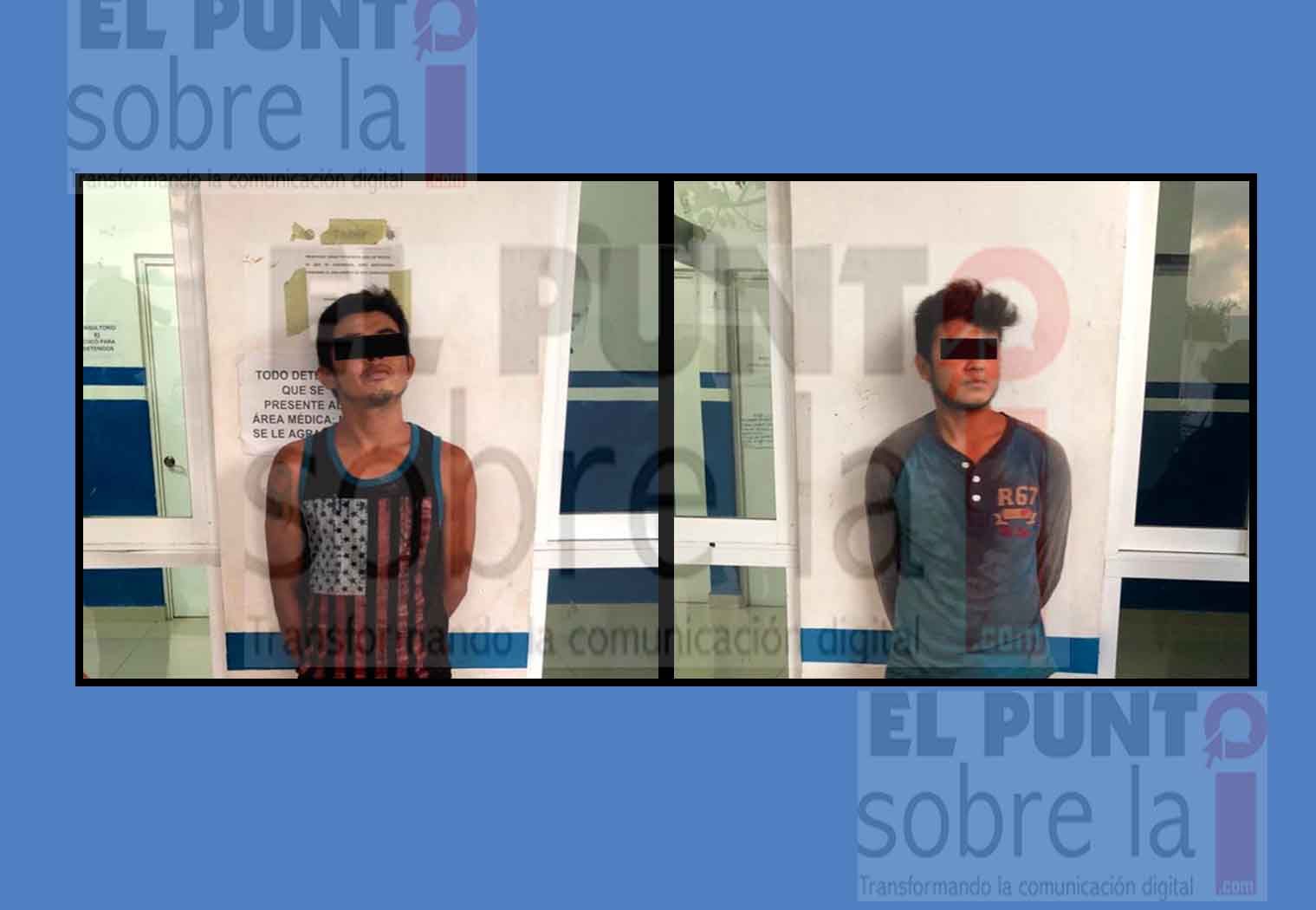 Dos detenidos por atacar con machetes a una persona, a quien le exigían abandonar su casa