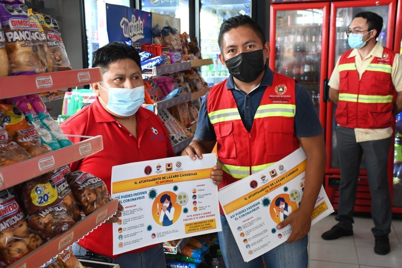 Ayuntamiento cardenense mantiene exhortos a comercios para mantener disposiciones sanitarias y prevenir contagios