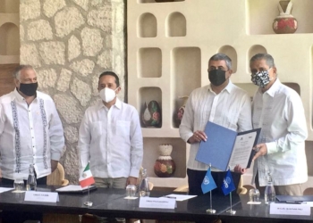 Consorcio quintanarroense firma acuerdo con la Organización Mundial de Turismo
