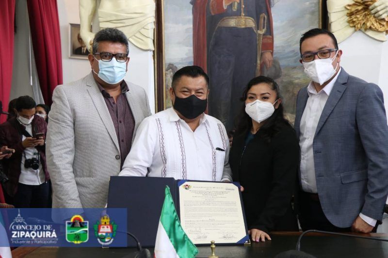 Firman acto protocolario de hermanamiento entre Tulum Y Zipaquirá
