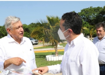 Gira presidencial de Andrés Manuel López Obrador por Quintana Roo; de carácter privado