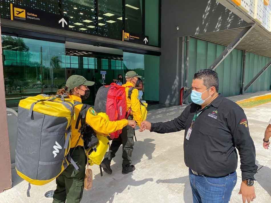 Brigadistas quintanarroenses participarán en combate a incendios forestales en Canadá