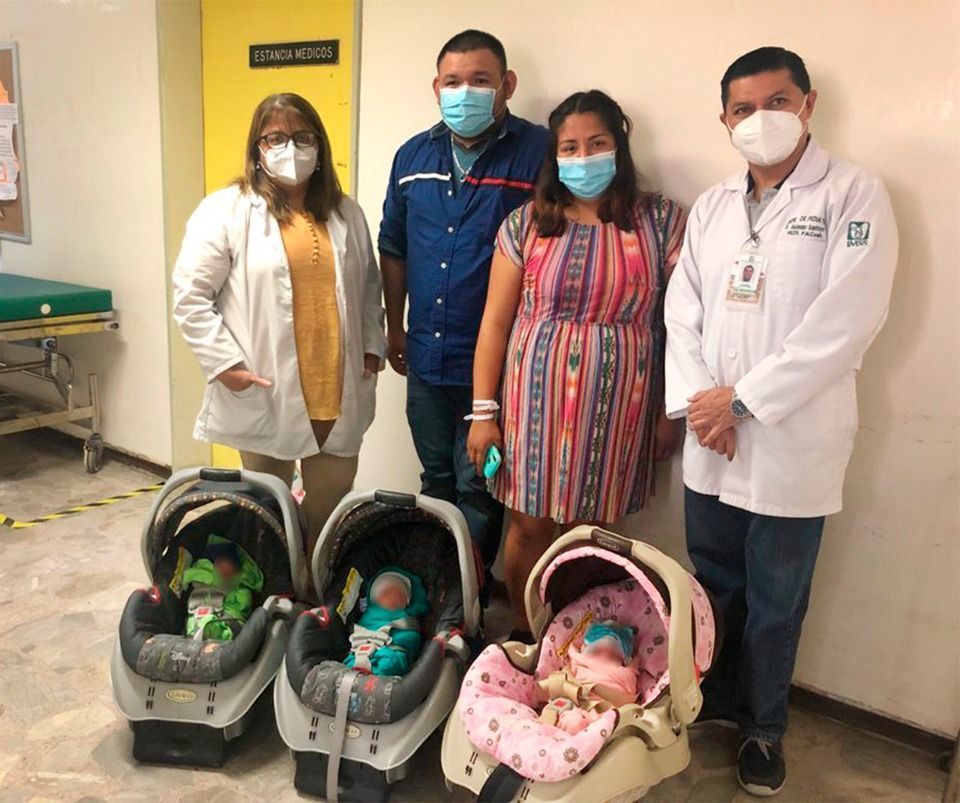 Médicos del IMSS en Coahuila logran nacimiento exitoso de trillizos; la madre cursó embarazo de alto riesgo