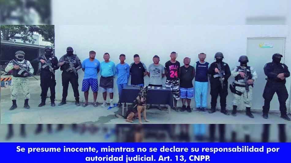 Decena de detenidos; saldo de mega operativo en el “Mirador” de Cancún
