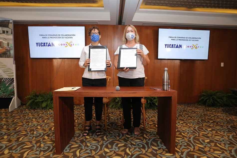 Firman acuerdo de promoción turística internacional para Mérida