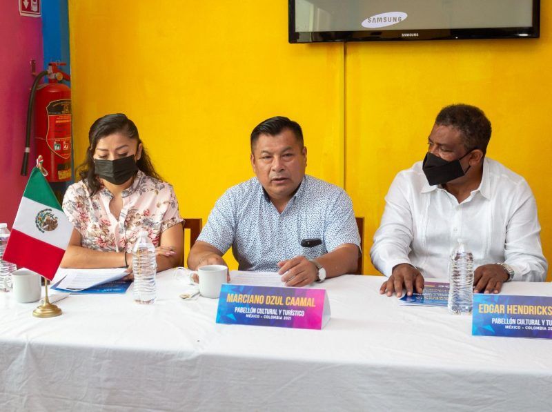 Marciano Dzul viajará a Colombia para inaugurar el PABELLÓN CULTURAL Y TURÍSTICO